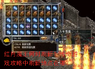 ����ħ����ʱˢ�£�������Ϸ������ˢ�µص����ģ�